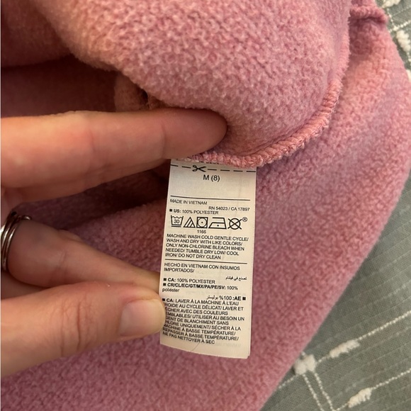 Pink Quarter-Zip Pullover - Picture 4 of 5